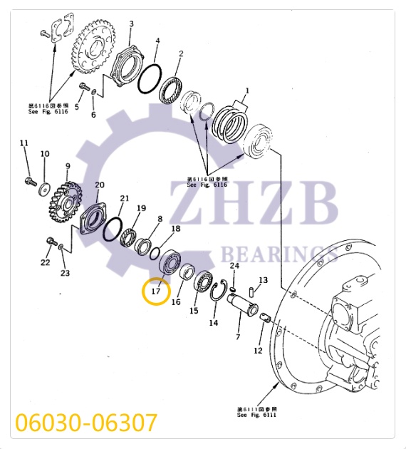 Bearing OEM Customization 06030-06307