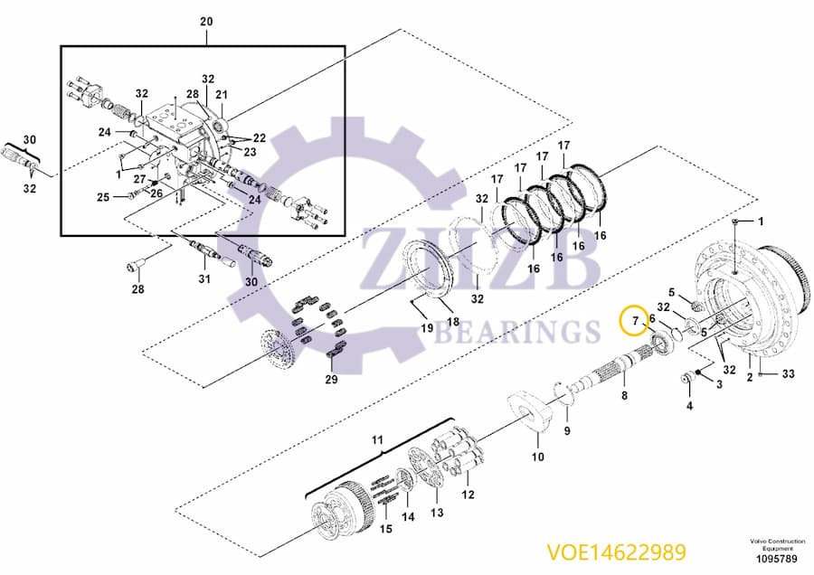 Bearing OEM Customization VOE14622989