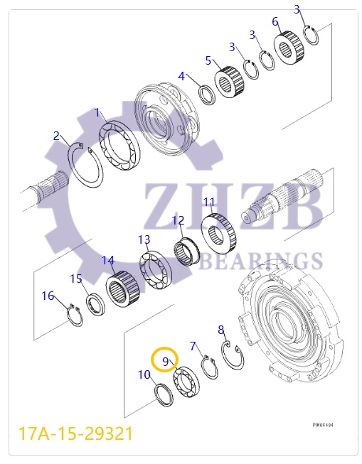 Bearing 17A-15-29321