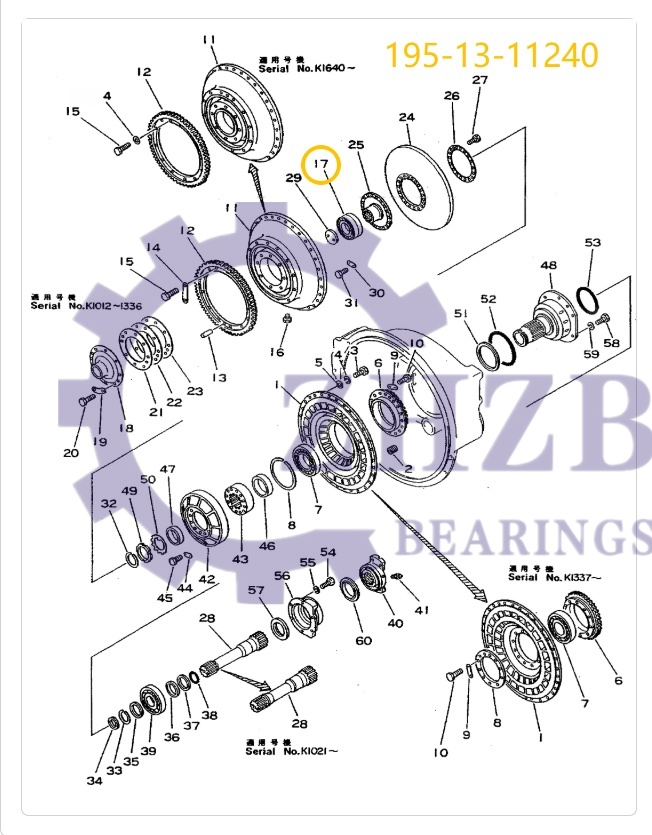 Bearing 195-13-11240 