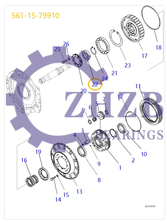 Ball Bearing 561-15-79910
