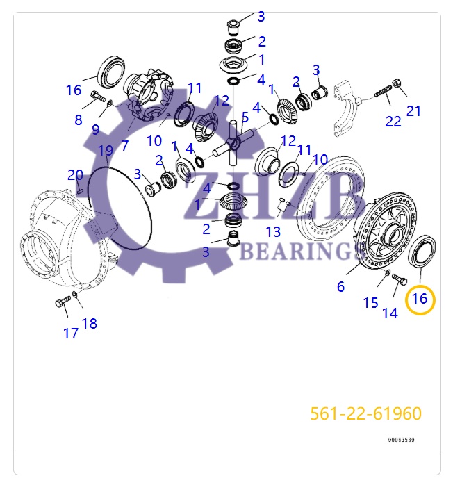 Bearing 561-22-61960 Bearing 561-22-61960