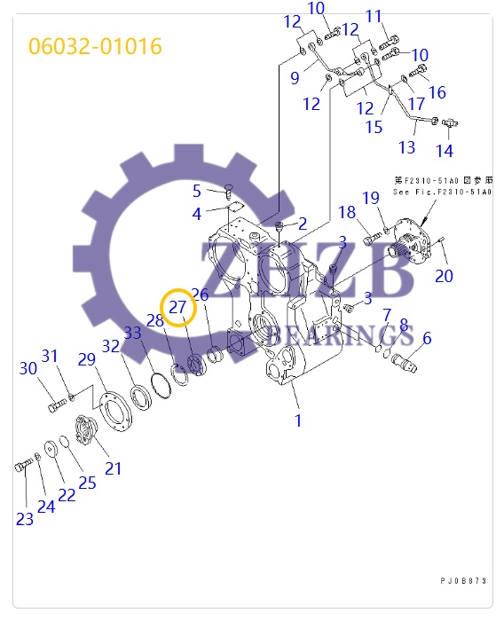 Bearing 06032-01016 Bearing 06032-01016