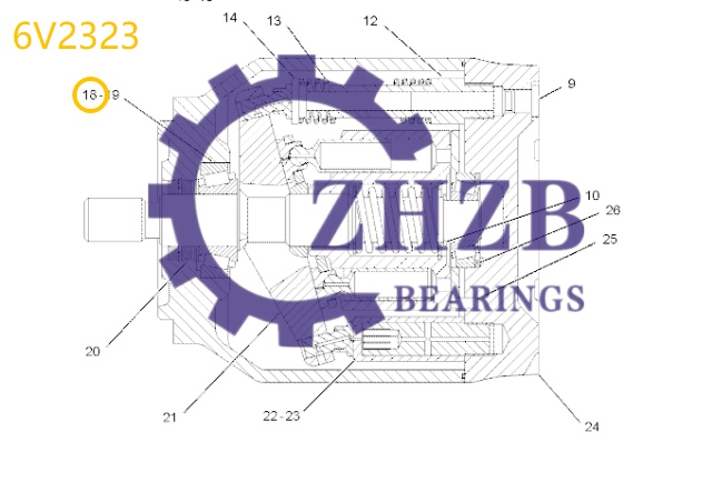 Bearing Manufacture 6V2323 Bearing Manufacture 6V2323