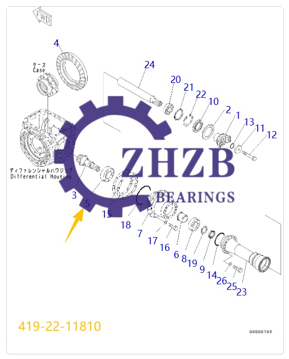 Bearing Spare Parts 419-22-11810